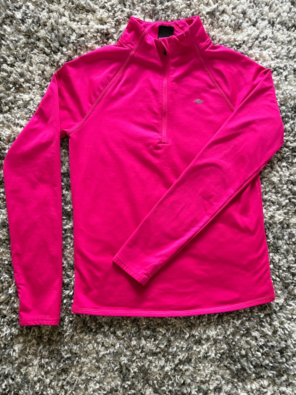 Athletic Works Bright Pink Performance Long Sleeve Top
